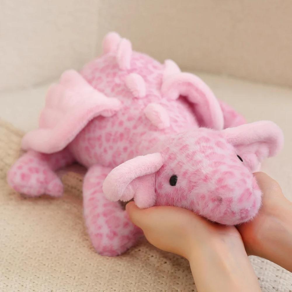 Adorable Fun Marach Dragon /Matcha Dragon And Pink /Green Dragon Plush Toy Cute And Soothing Companion Plush Toy Xmas Gifts