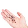8pcs/Set Metal Wire Puzzles Brain Teaser Interlock Chinese Ring Trick Toy Adults Challenge