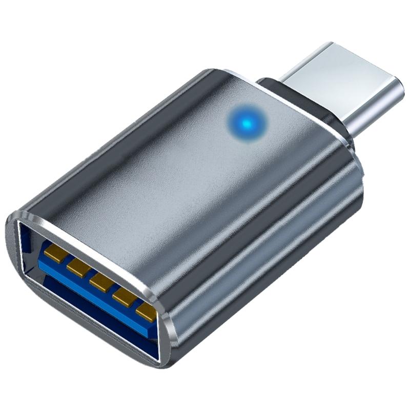 Krótki adapter USB C do USB Adapter USB Ctype żeński do USB3.0 męski Złącza Adapter OTG do telefonu laptopów
