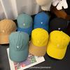 Japanese Simple Letter Baseball Caps For Men And Women Light And Thin Spring And Summer Travel Decorative Sunshade Soft Top Showing Face Small Cap
