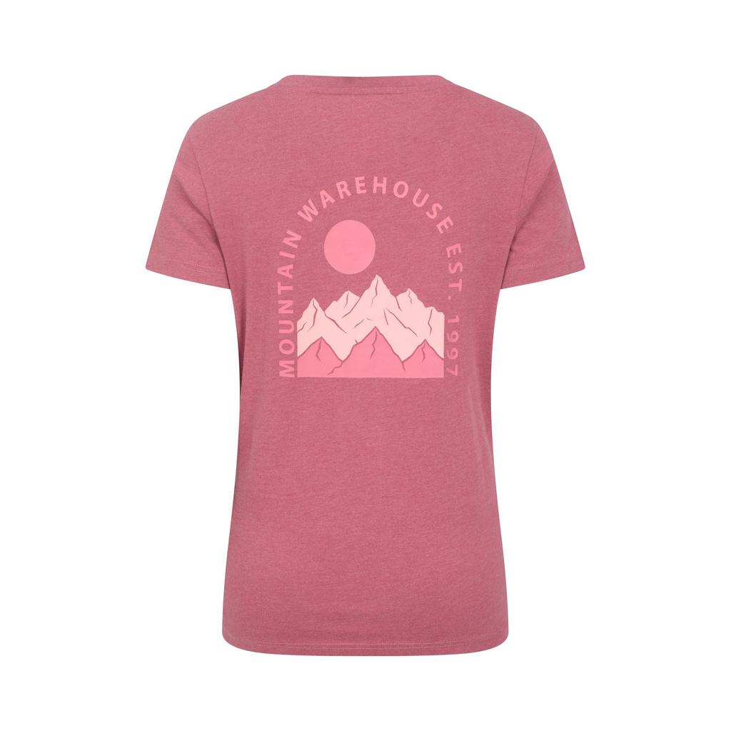 Mountain Warehouse Womens/Ladies Mountain Scene Organic T-Shirt