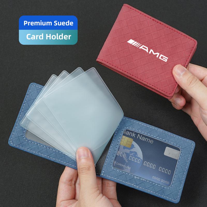CAR DRIVE CERTIFICATE COVER AUTO DRIVER'S LICENSE WALLET KEYCHAIN for Mercedes Benz AMG W203 W204 W205 W209 W210 W211 W212 W1