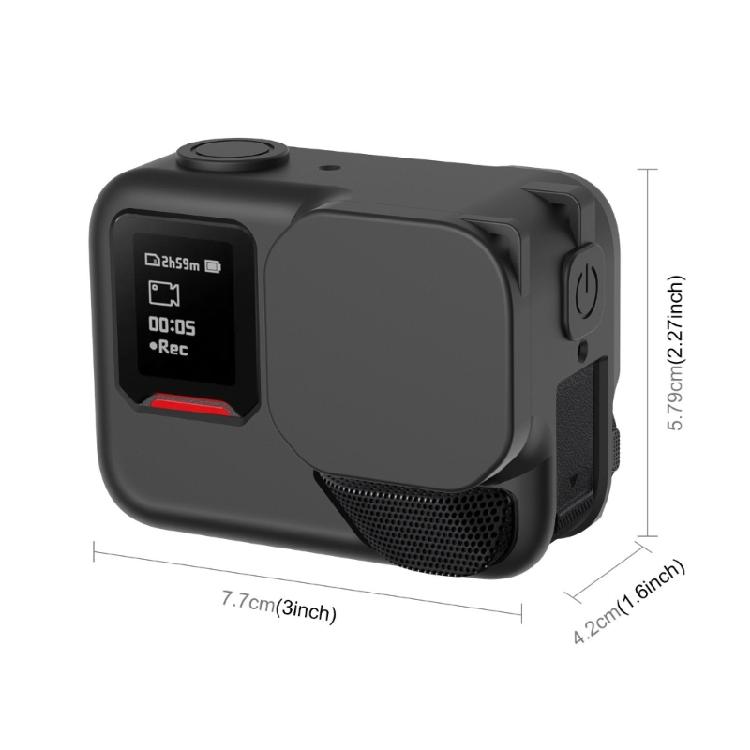 Kompletny silikonowy pokrowiec ochronny na kamerę 360, w tym osłona obiektywu i pasek