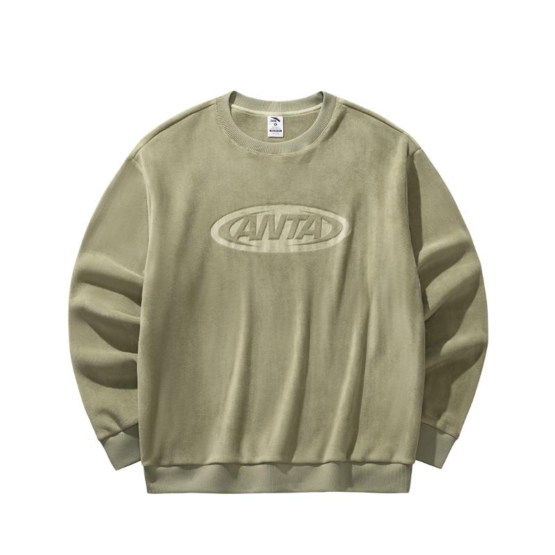 

Anta Повседневный Свободный Удобный Пуловер Свитшот с Круглым Вырезом Мужской свитшот 952548712-2