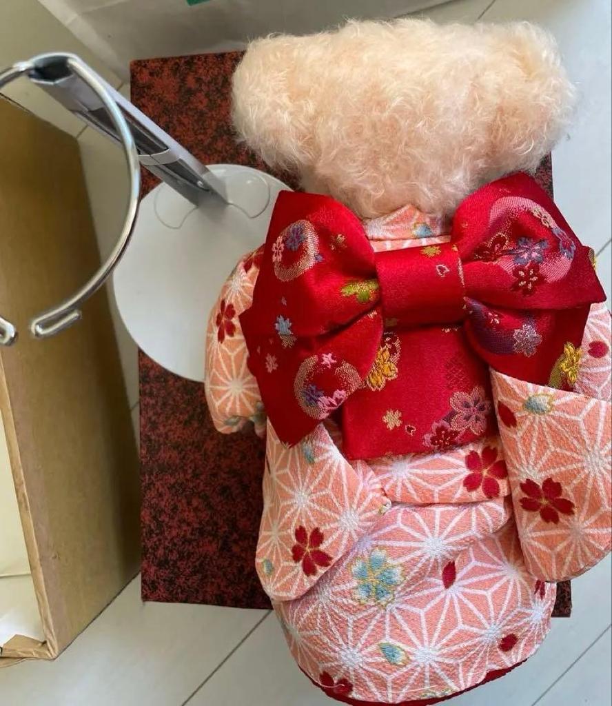 [USED] Merry thought Teddy Bear Pink Champagne
