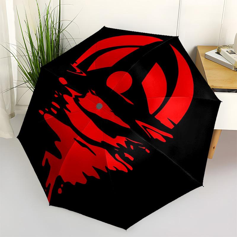 1pz Ombrello Automatico Apri/Chiudi Silhouette di Naruto - Ombrello da Viaggio Compatto, Perfetto per Donne e Uomini - Regalo Ideale per Compleanno/Natale, 161