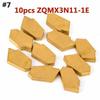 Versatile CNC Carbide Inserts Blade Cutter Lathe Turning Tool Kit 10pcs