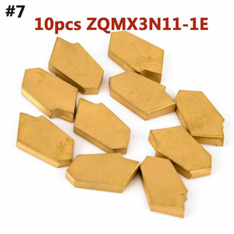 Versatile CNC Carbide Inserts Blade Cutter Lathe Turning Tool Kit 10pcs