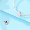 925 Silver Pink Series Dessert Cake Heart Camera Charms Beads For Women Fit Bracelet DIY Birthday Jewelry Gift