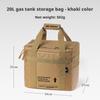 20L Oxford Large-Capacity Outdoor Storage Bag-Crashproof Canister Bag for Camping Cookware & Pot Sets Camping & Picnic Use