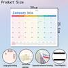 Refrigerator Magnets Calendar 2026 English Calendar 18 Month Magnetic Refrigerator Sticker Agenda Planner To Do List Home Decor