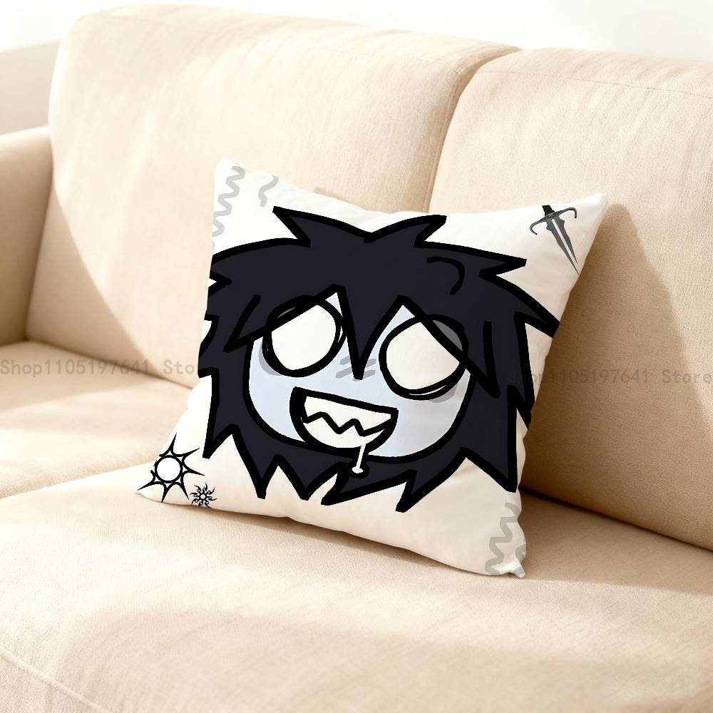 T-Two T-Time Pillow Case Cute Cartoon Anime peripheralsBedroom Sofa Decorative Cushion Cover Soft Cushion Cover