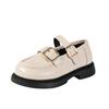Spring and Autumn New Style Girls' Breathable Soft Sole Lightweight Leather Shoes
