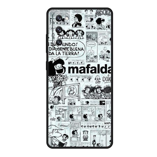 

Чехол для телефона Samsung Note 20 10 S20 Fe S7 S8 S22 Ultra 5g S10e S21 Plus S10 Lite S9 Mafalda Funda Tpu For Samsung S21 FE
