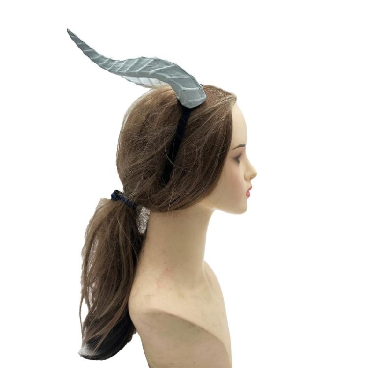 Faixa de Cabelo com Chifres de Dragão Acessório de Fantasia para Looks de Festa Temática, Styling para Apresentações de Palco e Uso como Adereço para Cabine de Fotos