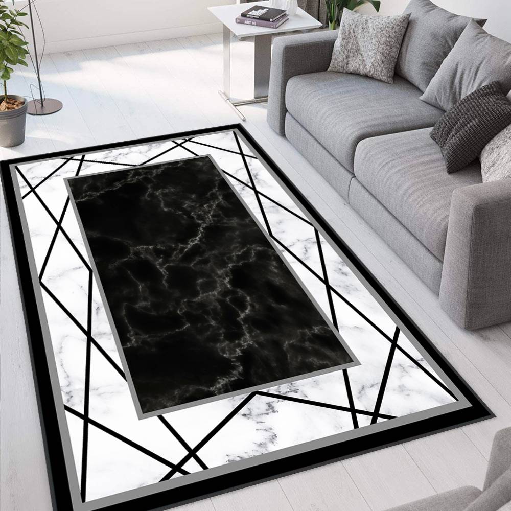 

Eliana Home Моющийся ковер с принтом LNA1299 50x80 чёрный