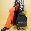 Quadratischer Rucksack Outdoor Groß Leicht Rucksack Einfach Schlicht Rückenreißverschluss Große Kapazität A4 Schwarz Kostenlos [Gerät+] Damen Herren