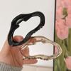 Hollow Out Wave Line Hair Clip Korean Style Headwear Plastic Hair Claw Female Hair Accessories