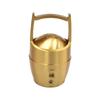 Brass of Gold Rotating Ornament Landscape Copper Jar One Bucket of Rivers and Mountains Creative Office Wine Cabin