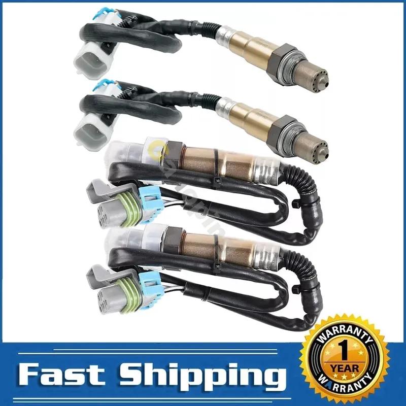 4X Upstream Downstream Oxygen O2 Sensor 1 & 2 For 2008 Buick Enclave 2007 2008 GMC Acadia Saturn Outlook 3.6L V6 4 Wires Lambda