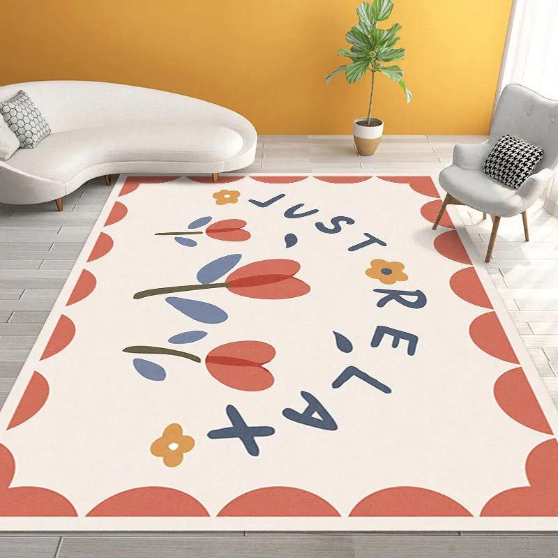 Living Room Carpet Anti-dirty Welcome Cushion Sofa Large Area Carpet Bedroom Bedside Blanket Simple Area Rug Absorbent Carpet