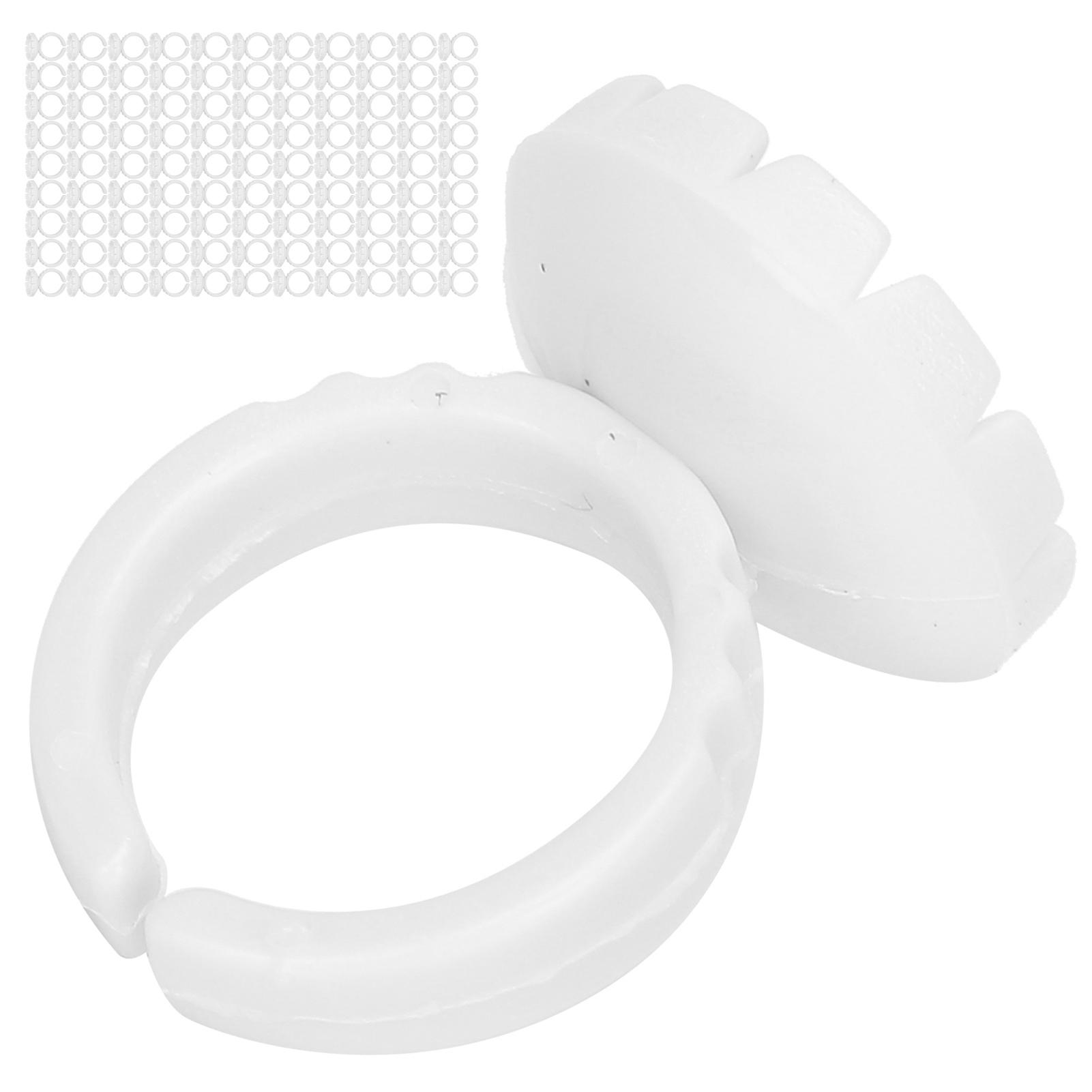 100pcs Disposable Eyelash Glue Cup Eyelash Extension Glue Holder Accessory