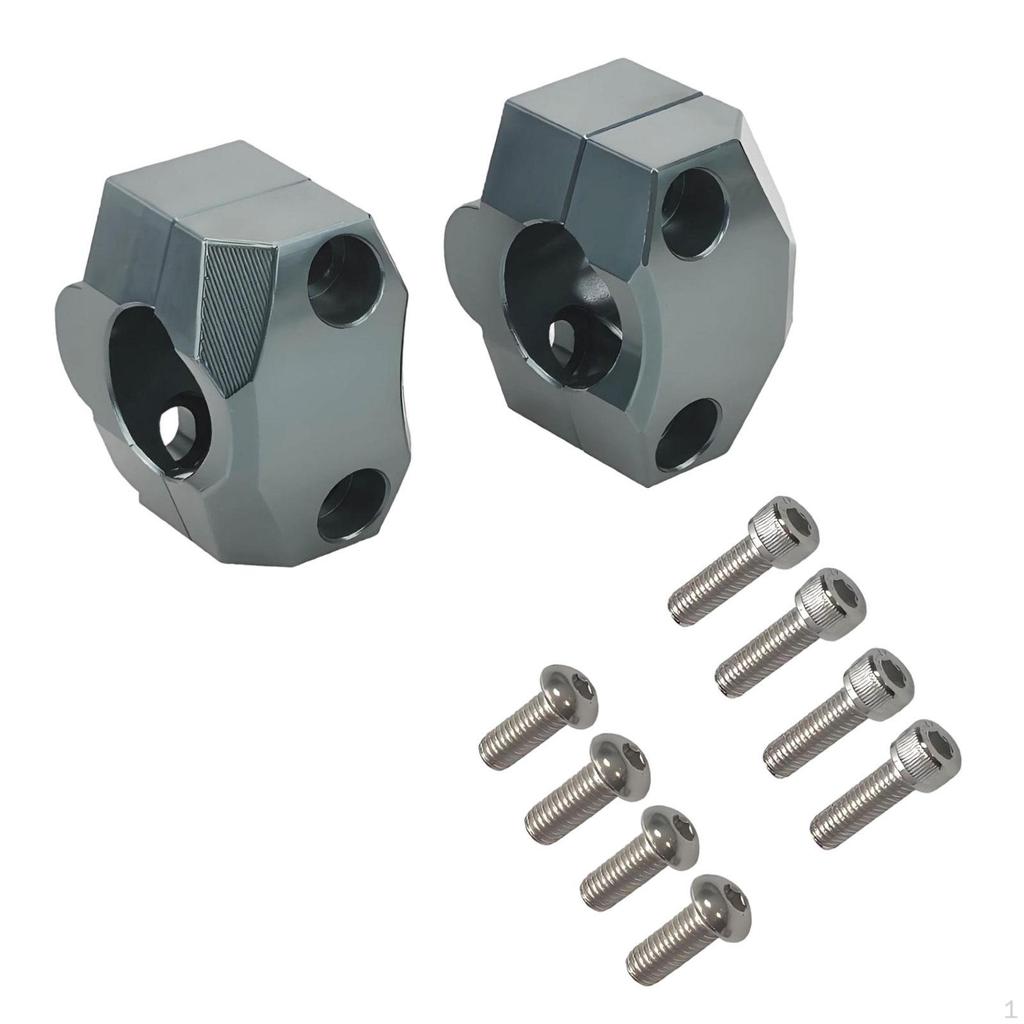 Aluminum Alloy Handlebar Riser, Mount Clamp for Motorbike and ATV