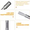 Bit Extension 83mm Tool Adapter Suitable for 1/4Inch Hexagonal Shank Bit And Flat Drills For Tight Space