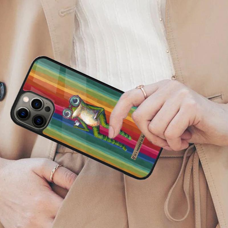 CUTE GREEN TREE FROG Magnetic Phone Case For APPLE iPhone 17 Air 16 14 13 12 Pro Max 15 Plus Wireless Charge With MagSafe Cover