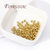 3.5mm 4mm 5mm 6mm Spacer Beads 18K Gold Plated Separator For Beads,Bracelets Beads Accessories,DIY Jewelry Making Supplies