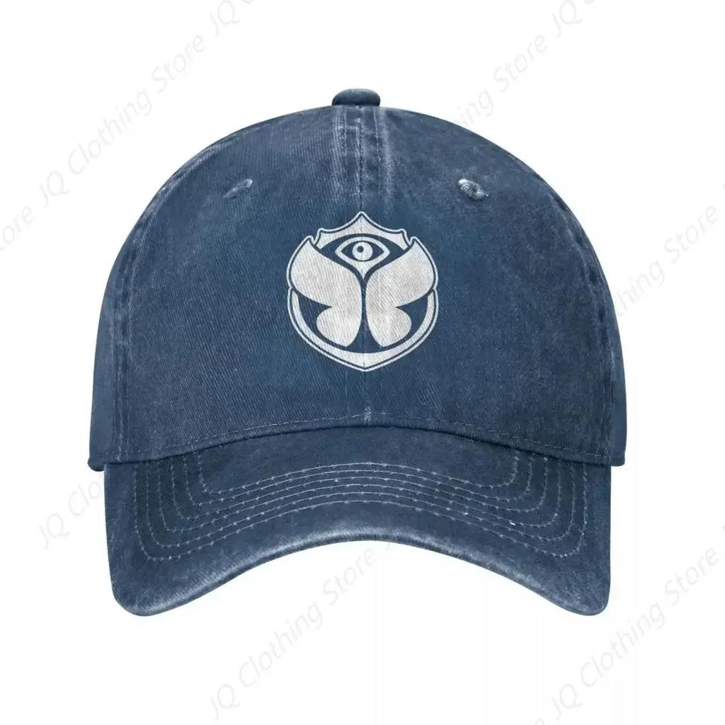 Music Baseball Cap Distressed Denim Washed Hat for Unisex Women Outdoor Activities Adjustable Hats Cap