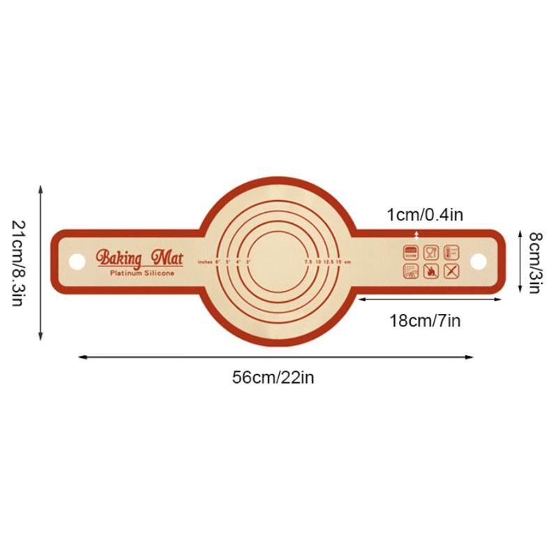 ZISIZ Silicone Baking Mat with Handles