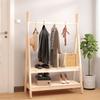 824988 vidaXL Clothes Rack 100x45.5x150 Cm Solid Pine Wood