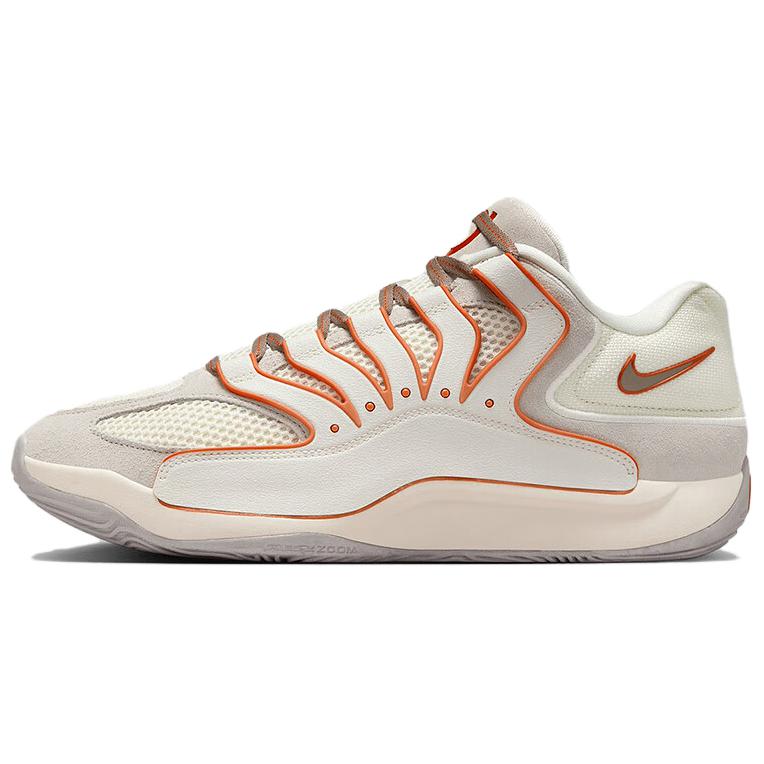 New Nike KD 18 Mid top Basketball Shoes Men's Ecru HV1991-003