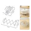 2026 New Stainless Steel Expanding Pot Holder Mat Heat Trivet NonSlip Expanding Design for Multiple Pans Easy Clean