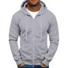 Men Full Zip Up Sweatshirts Long Sleeve  Pullover Tops Casual  And Tall Jackets With Pockets