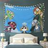 1pz S-Sgt. Arazzo da Parete Rana Keroro Gunso Carino Cartone Animato Anime Appeso a Parete Decorazione Estetica per Camera da Letto Stanza del Dormitorio Stanza Cutecore
