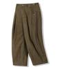 TRILLION Adjust Pigment Curved Cotton Pants_Khaki Brown