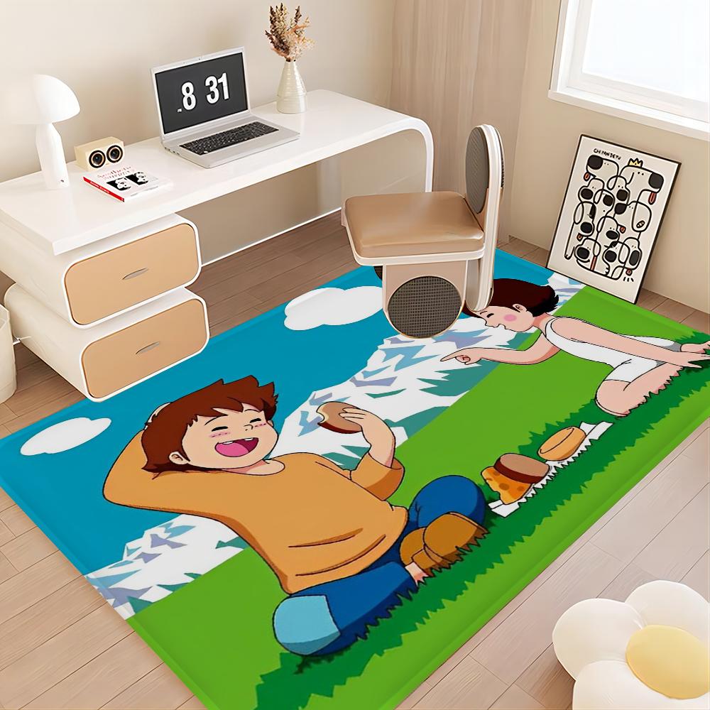 Heidi Cartoon Floor Mat Floor Mat INS Style Soft Bedroom Floor House Laundry Room Mat Anti-skid Household Carpets
