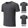 T-shirt Estiva Sportiva in Seta Ghiaccio Uomo Magliette a Maniche Corte da Corsa Uomo T-shirt Sottile Monocolore Top Felpa Unisex Elasticità