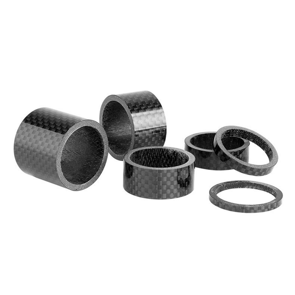 Bike Front Fork Headset Spacers Headset Washer Carbon Fiber Bicycles Headset Spacers Threadless Bicycles Front Stem Fork