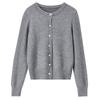Women's Elegant Round Neck Knit Cardigan