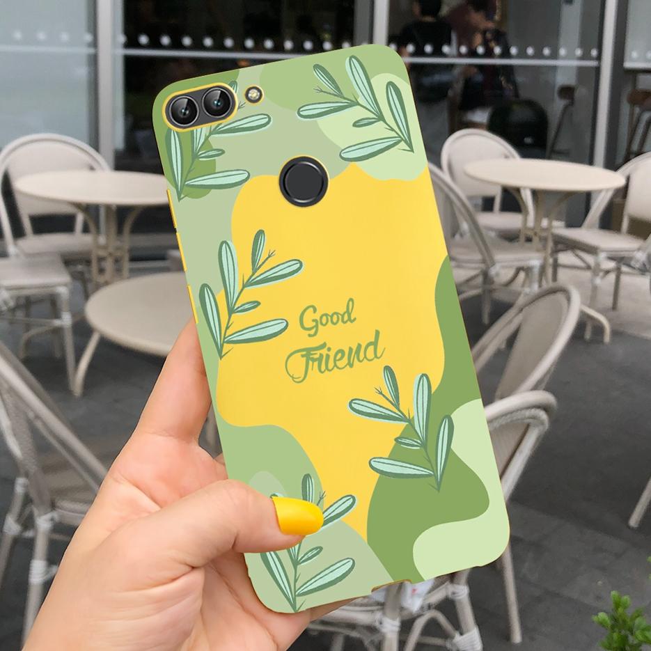 Para Capa Huawei P Smart FIG-LX1 FIG-LA1 Nova Arte Pintada Coque Capa de Silicone Macio Para Huawei P Smart PSmart 2018 Capa Traseira