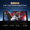 FOSSIBOT F112 Pro - Smartphone incassable 5G 6.88" 120Hz 24GB/256GB (1To) Dimensity 6300 50MP 7150mAh NFC Noir