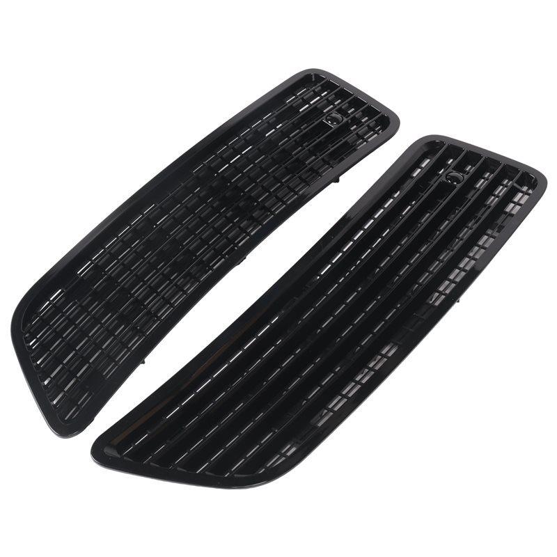WO-1Pair Hood Upper Grille Vent Radiator Cover Trim For Mercedes Benz W221 W216 W251 2007-2013 A2218800205 A2218800305 Parts