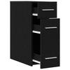 Pharmacy Cabinet Black Oak Effect 20 x 45.5 x 60 cm