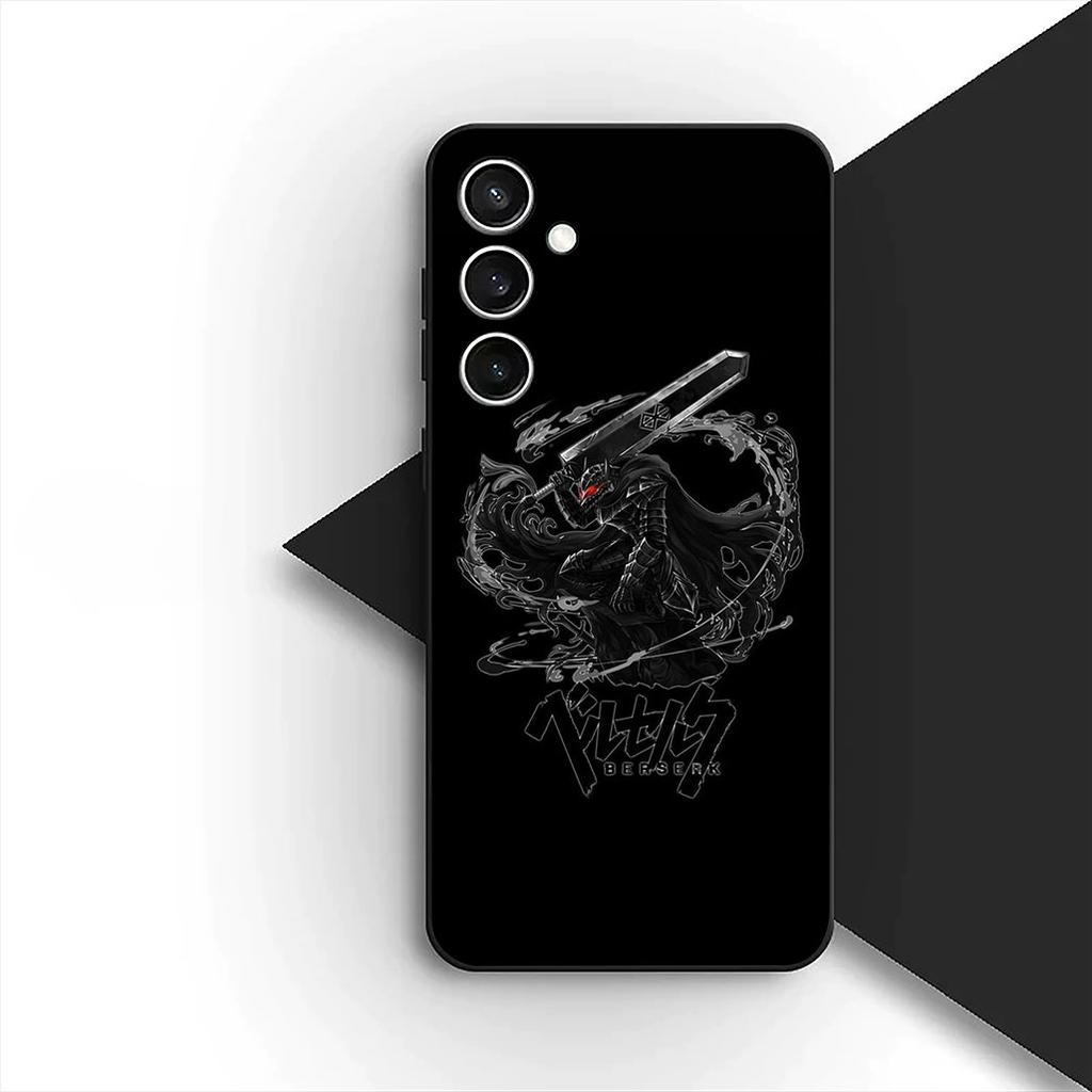 Berserk Cartoon Guts Silicone Cover for Samsung Galaxy S22 S21 S20 FE Ultra Plus A07 A15 A16 A17 A25 A37 A57 + Coque Phone Case