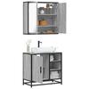 VidaXL Ensemble De Meubles De Salle De Bain 2 Pcs Sonoma Grey 3300908