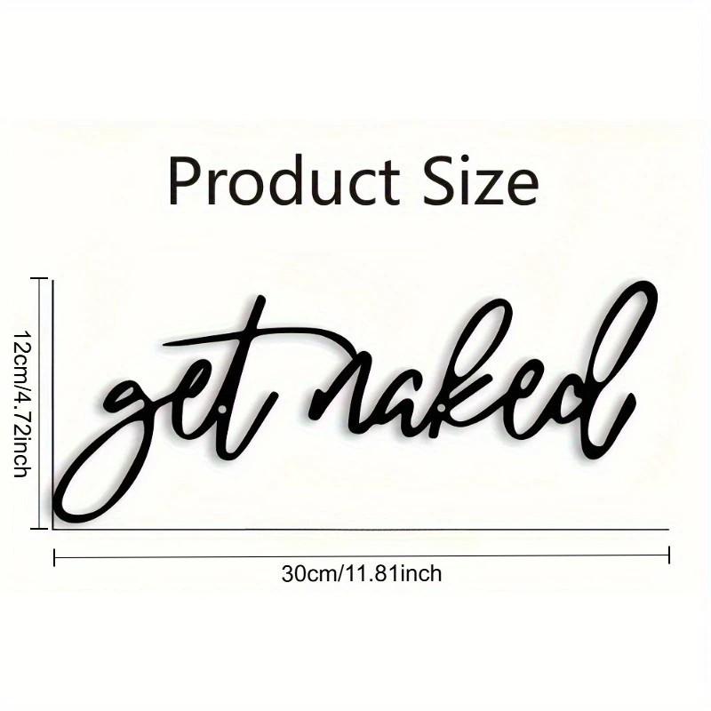 Metal English Letter Wall Decor for Living Room & Bedroom - Creative Wrought Iron Craft