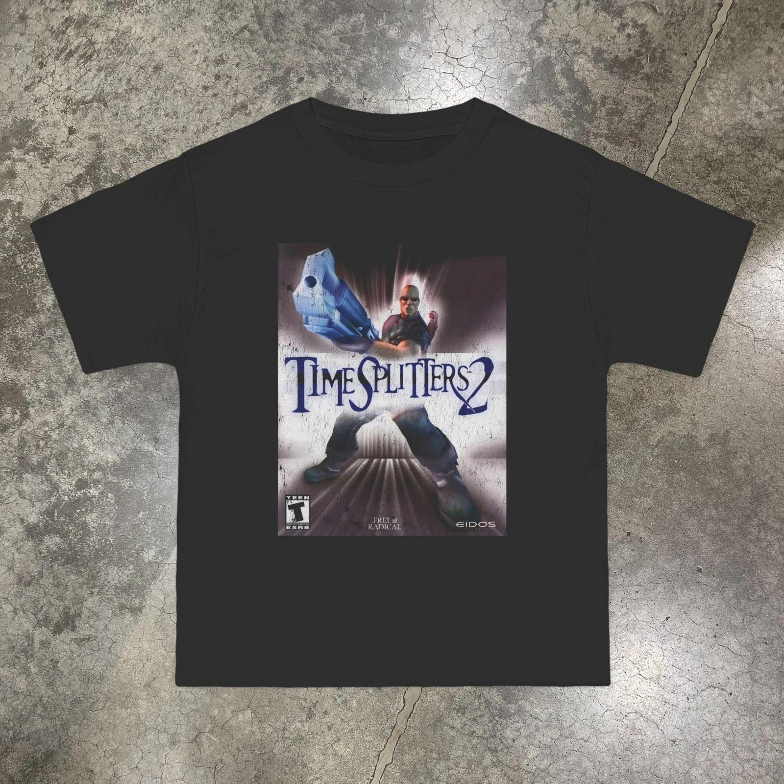 

Retrostyle couple shirtsTshirts from the game Time Splitter 2 Pure cotton allseason casual streetwear graphic t shirts S